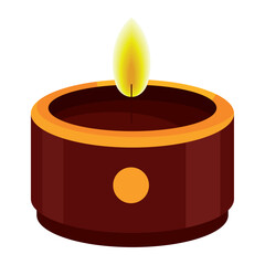 Poster - diwali india diya lamp