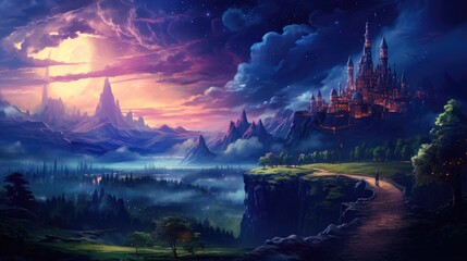beautiful space, galaxy background