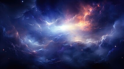 beautiful space, galaxy background