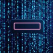 © Creator88 - A 3D search bar floating over a sea of binary code, symbolizing the vast data processed by search engines