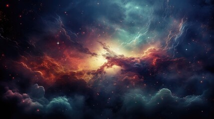 beautiful space, galaxy background