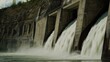 © sadewotito - Water Flowing Over a Concrete Dam