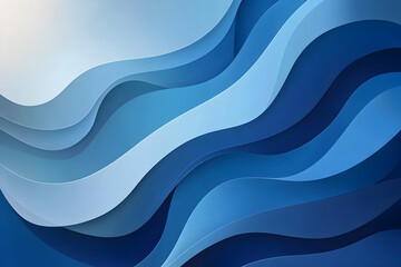 Wall Mural - a blue wave with a white background. the blue color is very bright and the wave is very long