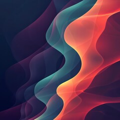 Poster - abstract bright minimalist wallpaper on a seamless background