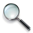 © Graphic - magnifying glass isolated on white