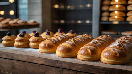 Wall Mural - baked bread