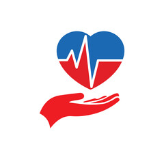 Wall Mural - heart cpr medical icon vector design