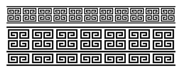 Greek Key Brushes Vector Art