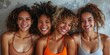 © Khawla - A group of women, with long curly hair laughing
