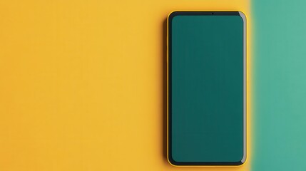 Modular phone prototype flat design top view tech DIY theme 3D render Triadic Color Scheme
