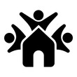 © Gravisio - Community Building Icon