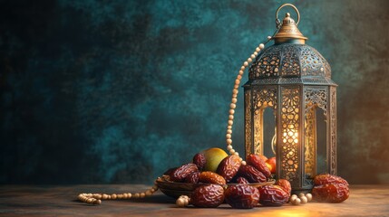 Wall Mural - Ramadan Lantern and Dates