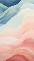 Wall Mural - Ombre color wave abstract pattern texture.