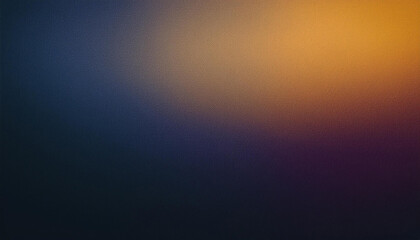 Wall Mural - abstract grainy gradient glowing colors with noise texture, black backdrop vibrant dark banner poste