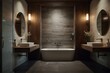 © Ai stock - modern bathroom interior with bathroom