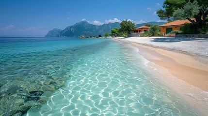 view of the beach