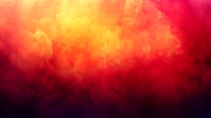Wall Mural - Radiant clouds of color blending into abstract patterns in digital art. Ethereal color blend concept. Seamless looping time-lapse video background.