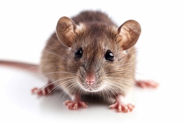 rat on white background