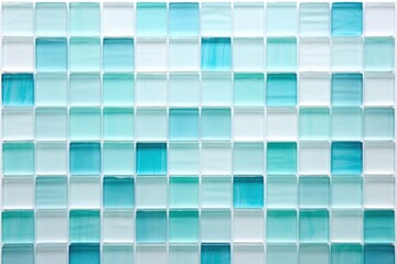 Poster - Rectangle turquoise backgrounds tile.