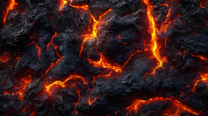 Wall Mural - Lava texture fire background rock volcano magma