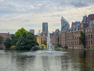 Wall Mural - Panoramic view over the city of The Hague, Netherlands