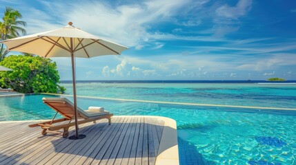 Tropical Getaway: A Relaxing Day by the Infinity Pool