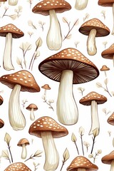 Sticker - Cute wallpaper mushroom backgrounds fungus.