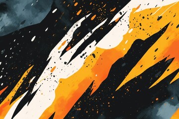 Poster - Lightning backgrounds abstract painting.