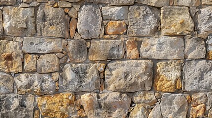 Canvas Print - A rustic stone wall texture background with visible grain and imperfections, adding depth and character