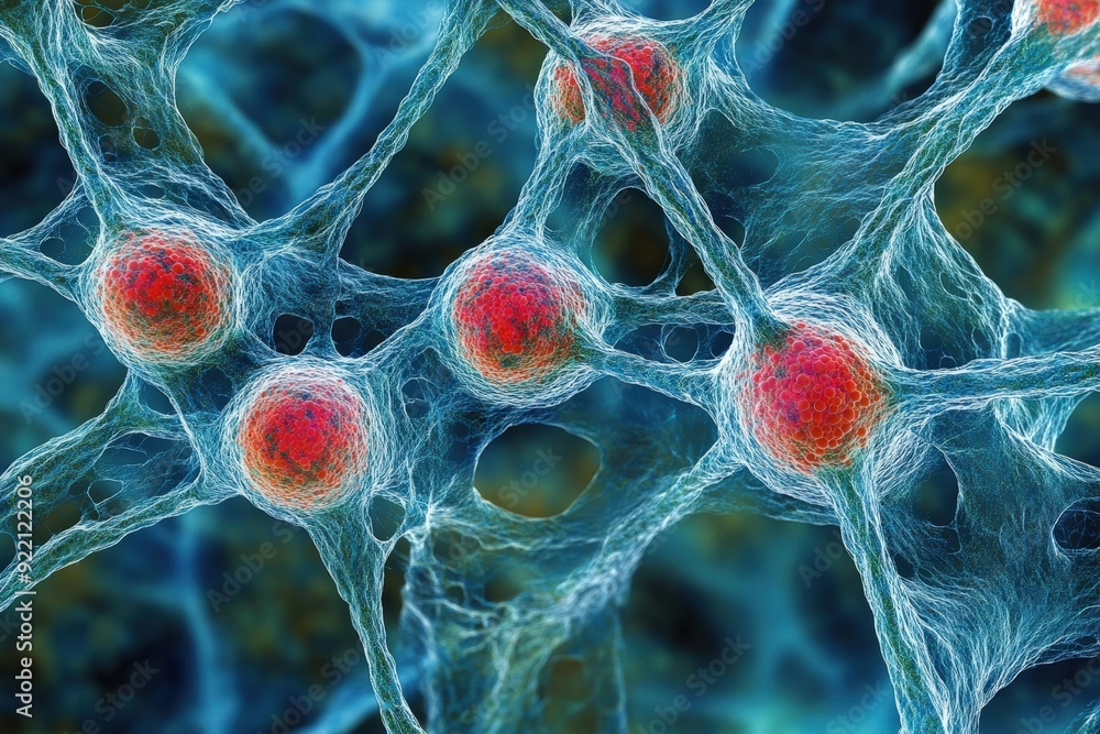 Scanning Electron Microscopy Image of Nanofiber Scaffolds for Tissue ...