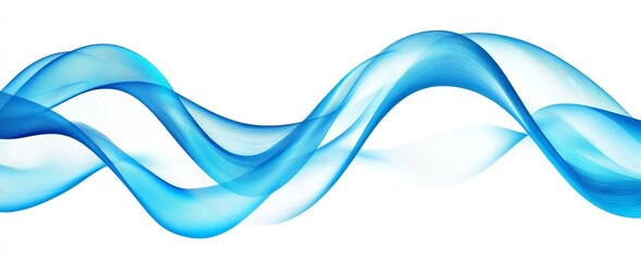 Aufkleber - A blue magic spiral with sparkles. Blue light effect. Glitter particles with lines. Swirl effect. PNG file.
