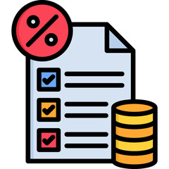 Sticker - Tax Planning Icon