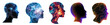 © Rawpixel.com - Human mind png cut out element set