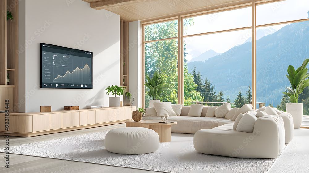 Contemporary Living Room with Cutting-Edge Home Design Trends and Smart ...