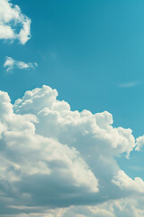 Wall Mural - The vast blue sky and clouds sky ,. The sky with clouds for background , Nature background ,beautiful white clouds on the blue sky perfect for the background
