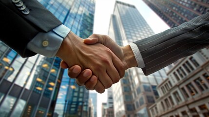 business people shaking hands