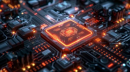 A detailed close-up of a quantum computing algorithm displayed on a high-resolution screen, showcasing the complexity of quantum programming.