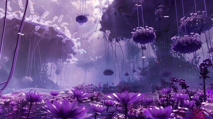 Canvas Print - Purple Dreamland.