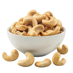 Wall Mural - Bowl of Roasted Cashew Nuts with Scattered Nuts