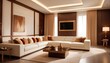 © Macro - Photo interior modern design room 3d illustration