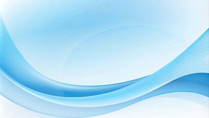 Wall Mural - blue curve background,generative ai