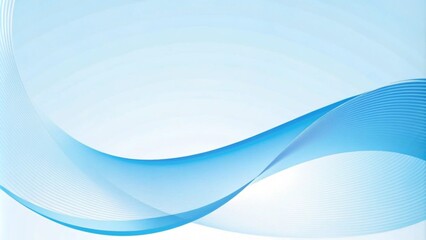 Wall Mural - blue curve background,generative ai