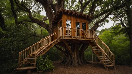 Wall Mural - treehouse