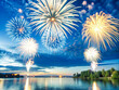 © Victoria - fireworks over the river