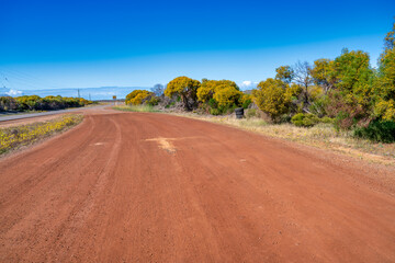 Sticker - Red road of Western Australia