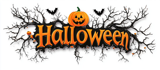 Poster - Cartoon Halloween Banner