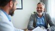 © AlgoVijo - Smiling Patient Engaging in a Positive Consultation with Doctor.