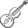 © Illustration Essenti - violin silhouette vector illustration