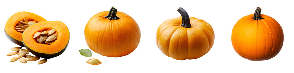 Sticker - Fresh Pumpkins, Perfect for Fall Recipes and Decoration