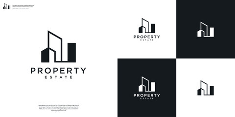 Wall Mural - Real Estate Logo. Home Logo. Construction Architecture Building Logo Design Template